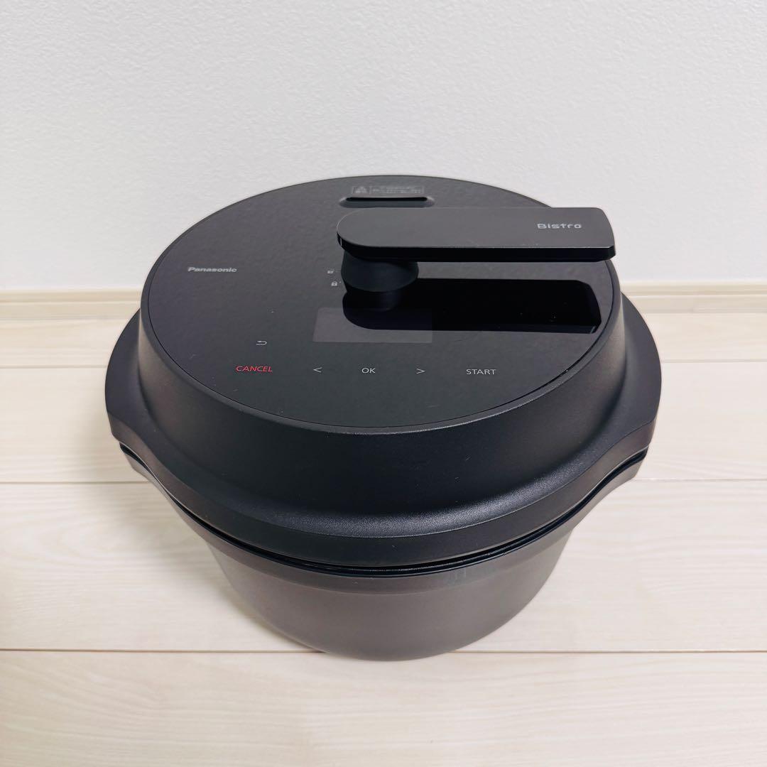 極美品！Panasonic NF-AC1000 電気圧力鍋 黒　オートクッカー