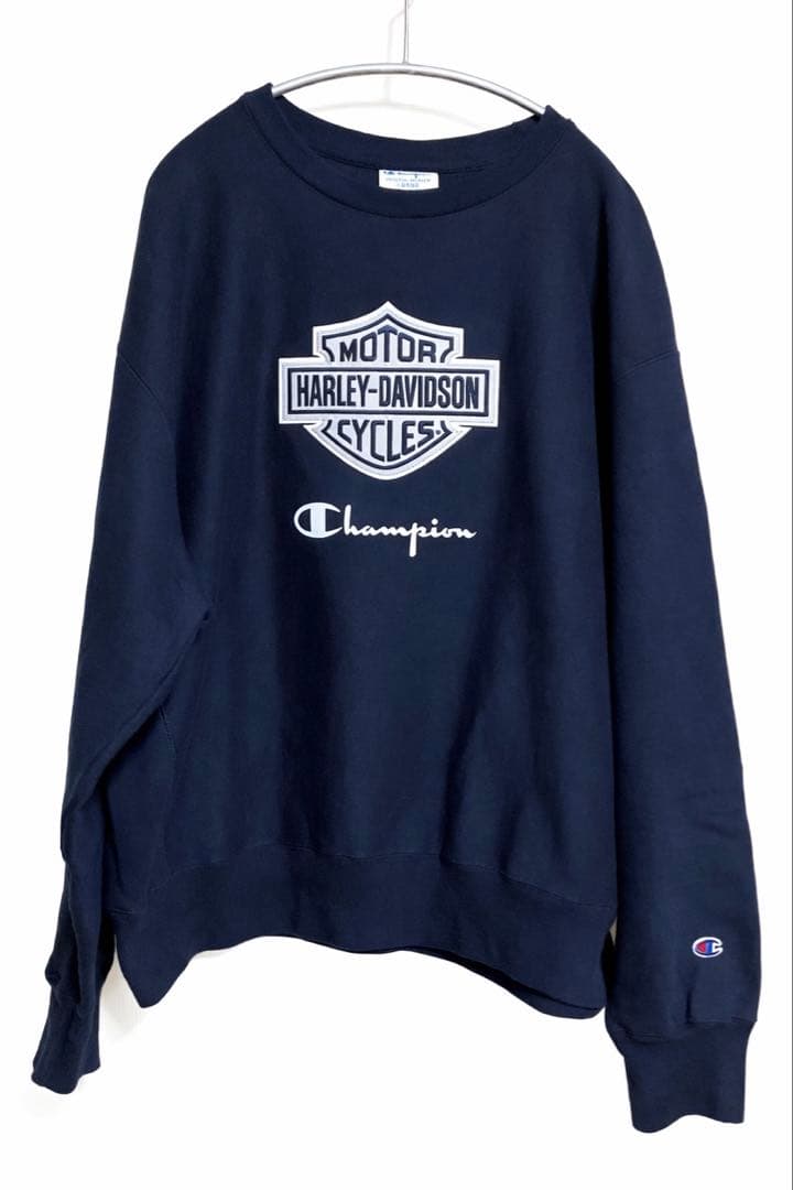 m*r様 ハーレーダビッドソン リバースウィーブ スウェット ネイビー