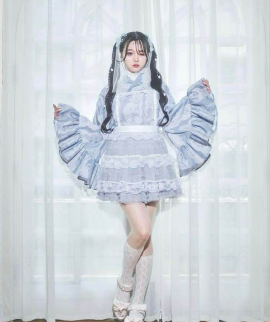 lovilyn セパレート浴衣(帯セット) 、推し活チュールエプロン