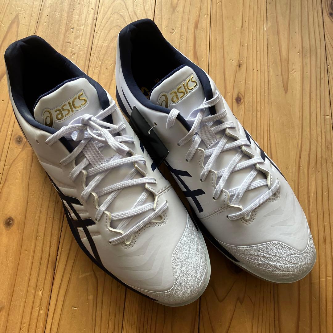 新品未使用品asics スパイク27.5㌢