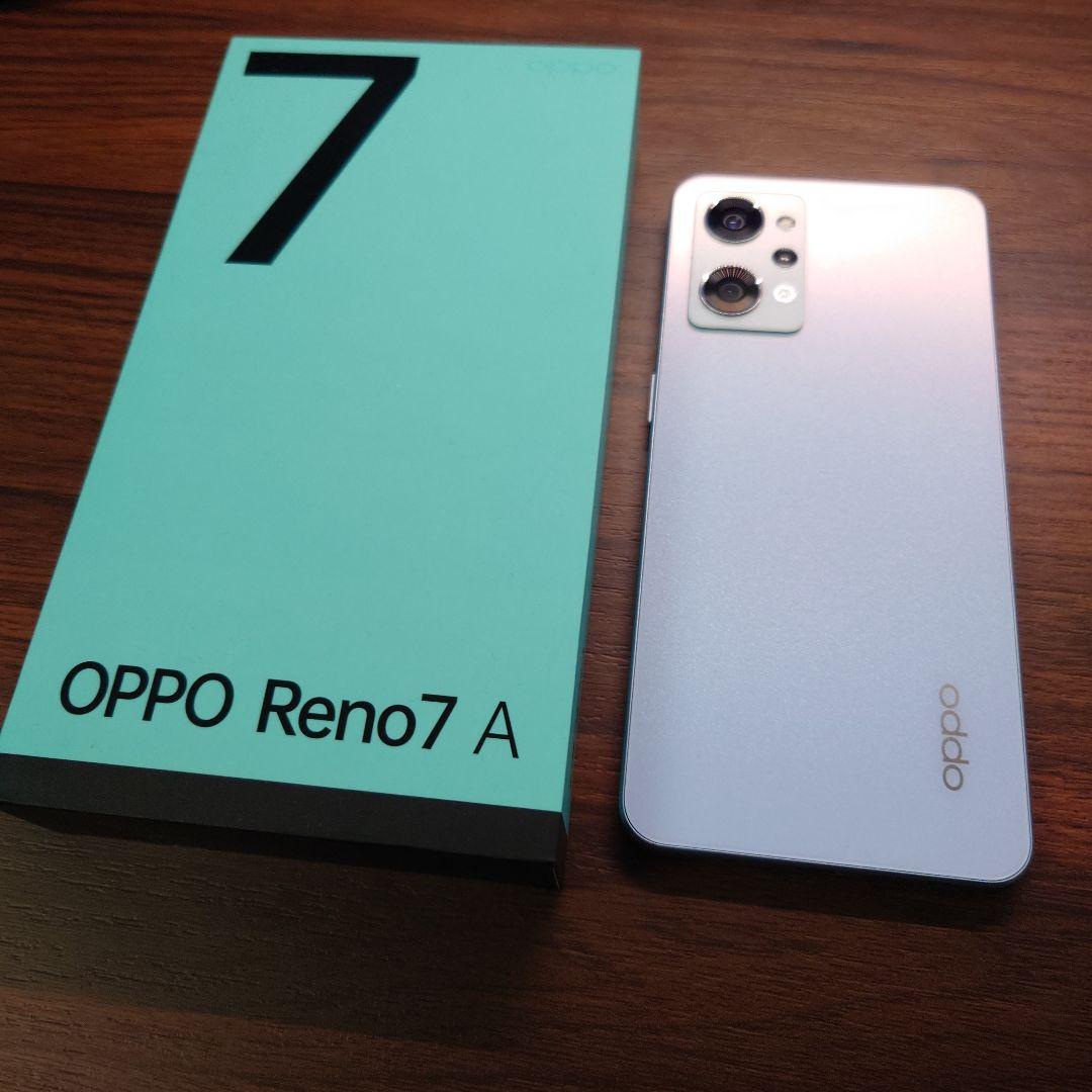 OPPO Reno7A　ブルー