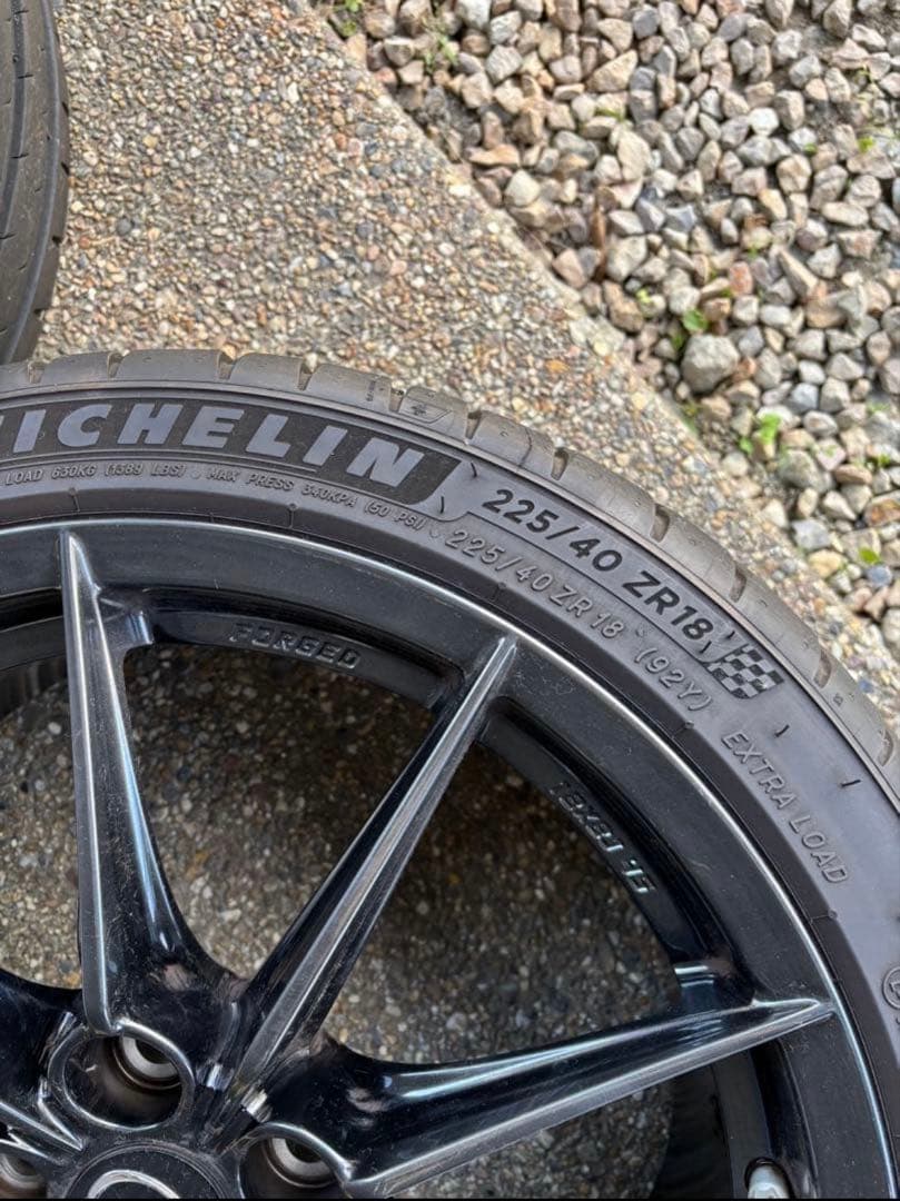 GRヤリス RZ ハイパフォーマンス 純正 BBS タイヤホイール4本セット