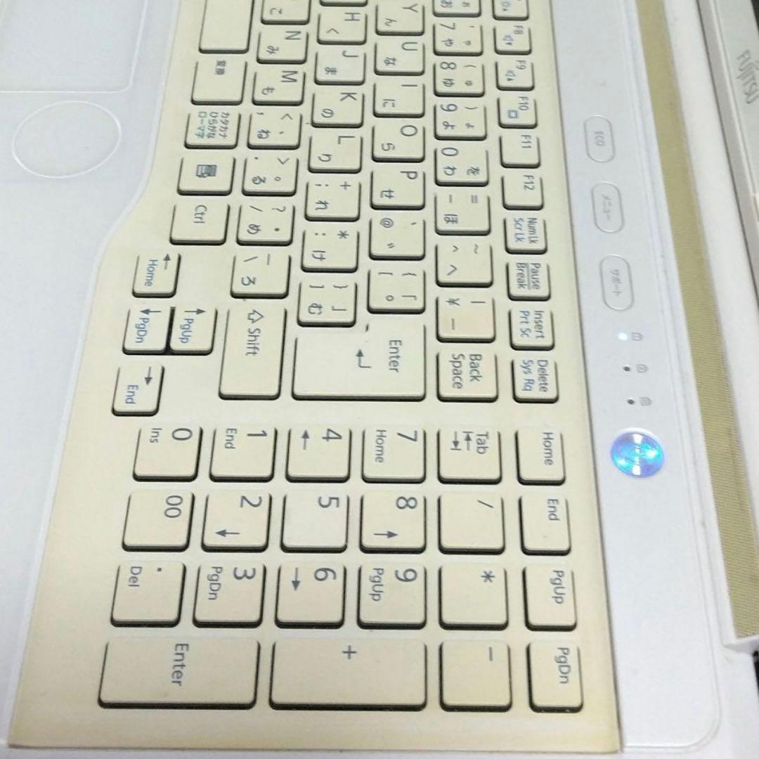 最新windows11✨初期設定済すぐ使える富士通白ノートパソコンカメラ付