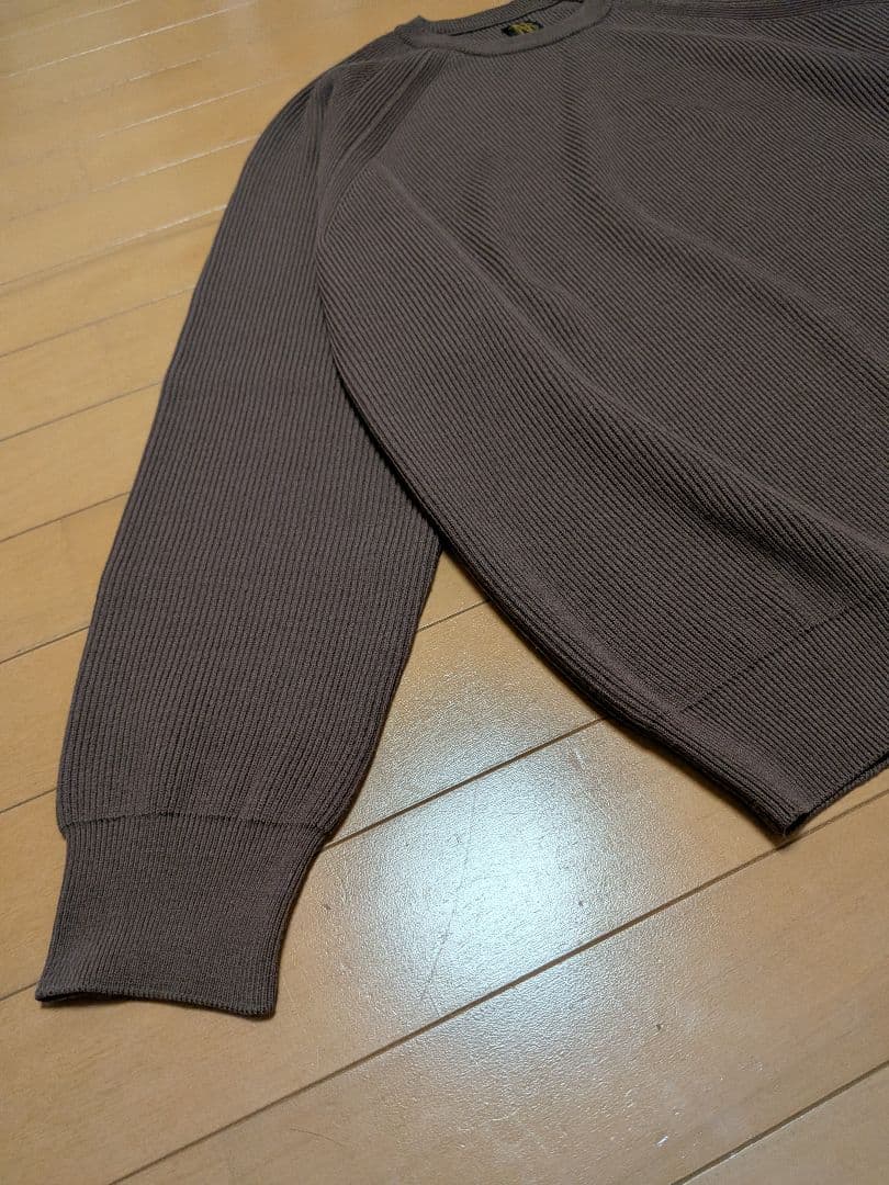極美品バトナー HARD TWIST WOOL CREW NECK　検オーラリー