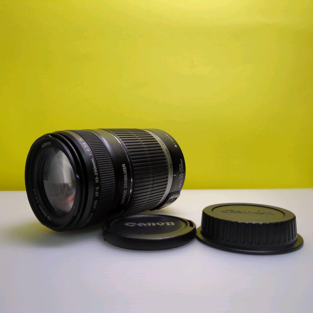 【美品】CANON キヤノン EF-S 55-250mm f4-5.6 IS