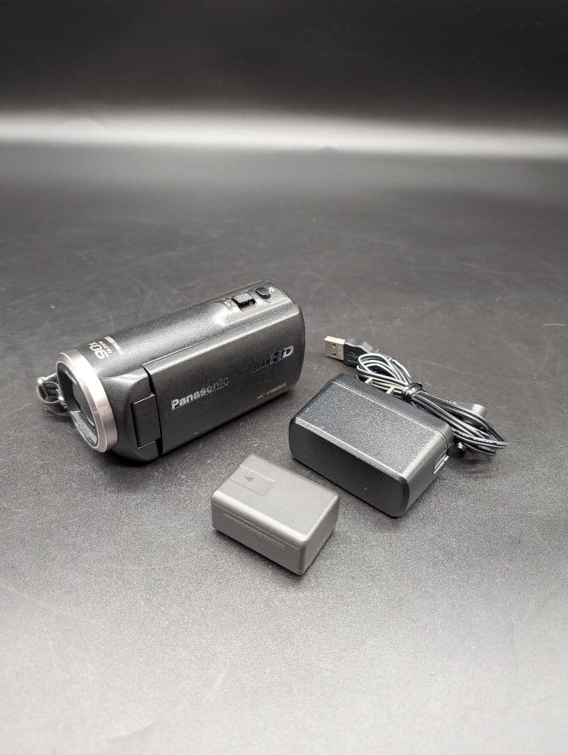 Panasonic デジタルハイビジョン ビデオカメラ HC-V480MS-K