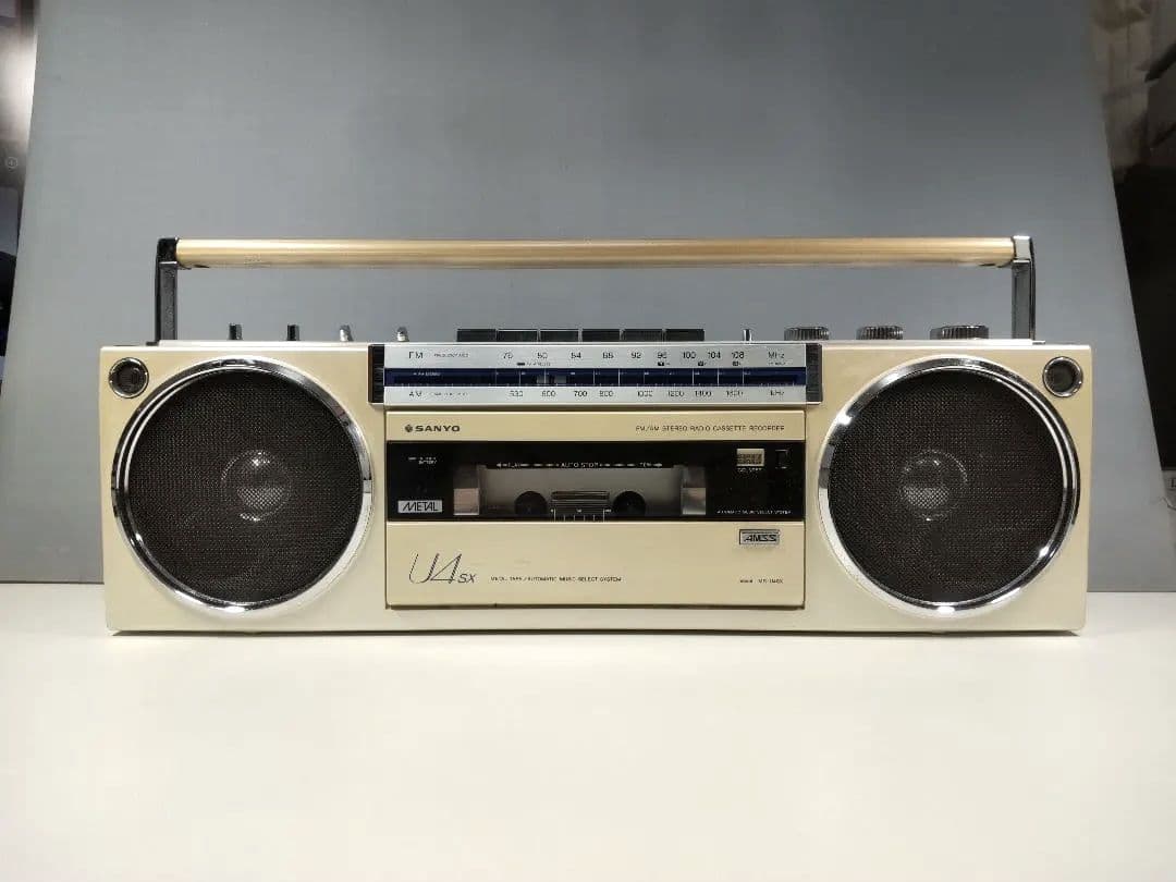 昭和レトロ　SANYO ラジカセ MR-U4SX　ラジオのみ動作
