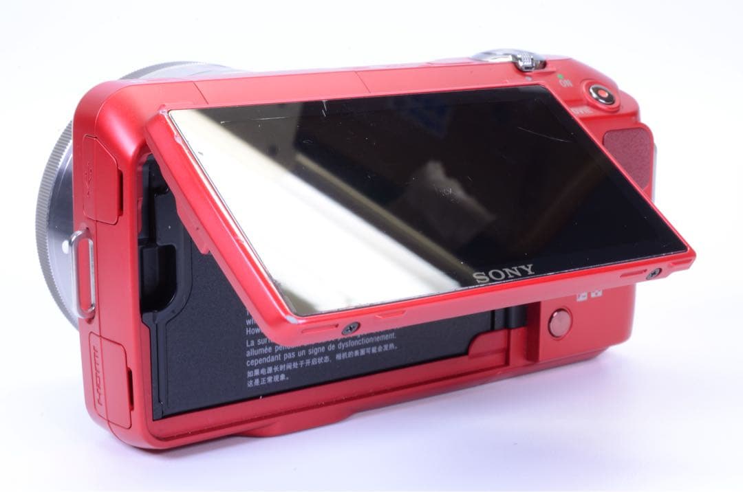ショット数わずか2825枚｜SONY NEX-3 レッド ダブルレンズセット
