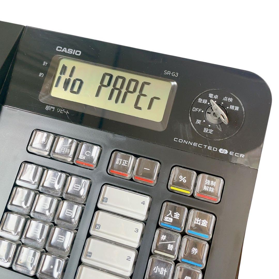 【最安値・美品】CASIO 電子 Bluetooth対応 レジスタ SR-G3