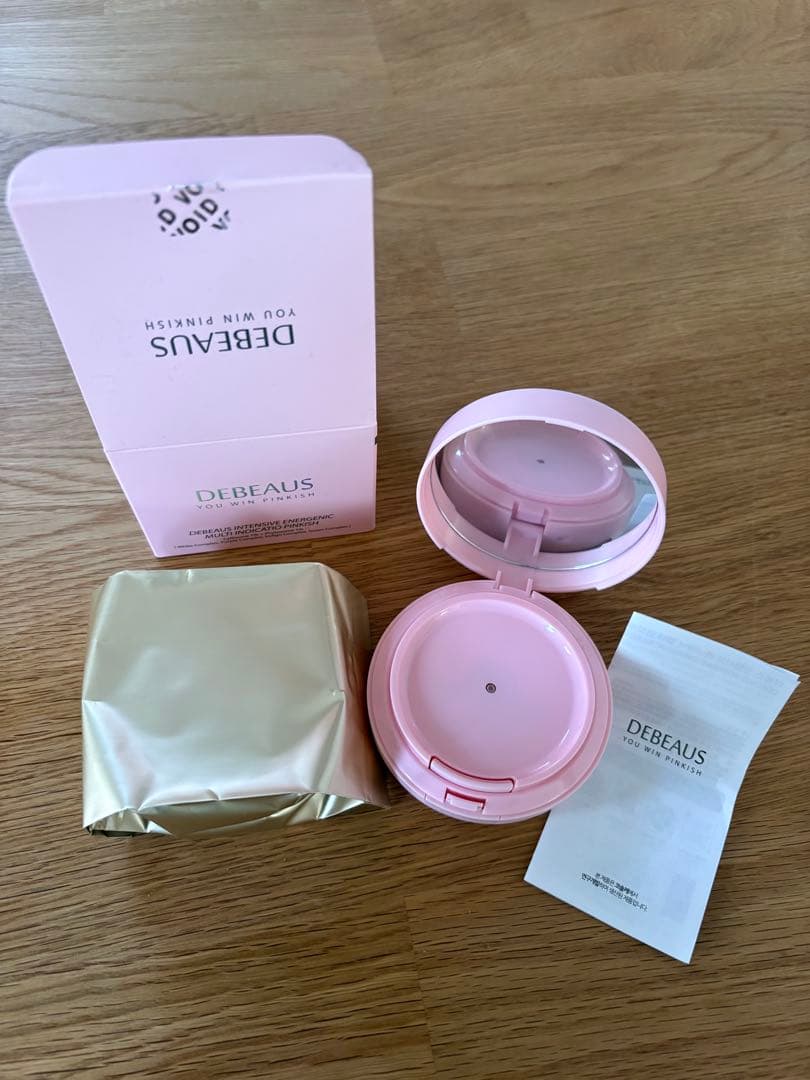 【正規品 】DEBEAUS クッションファンデーション ピンク