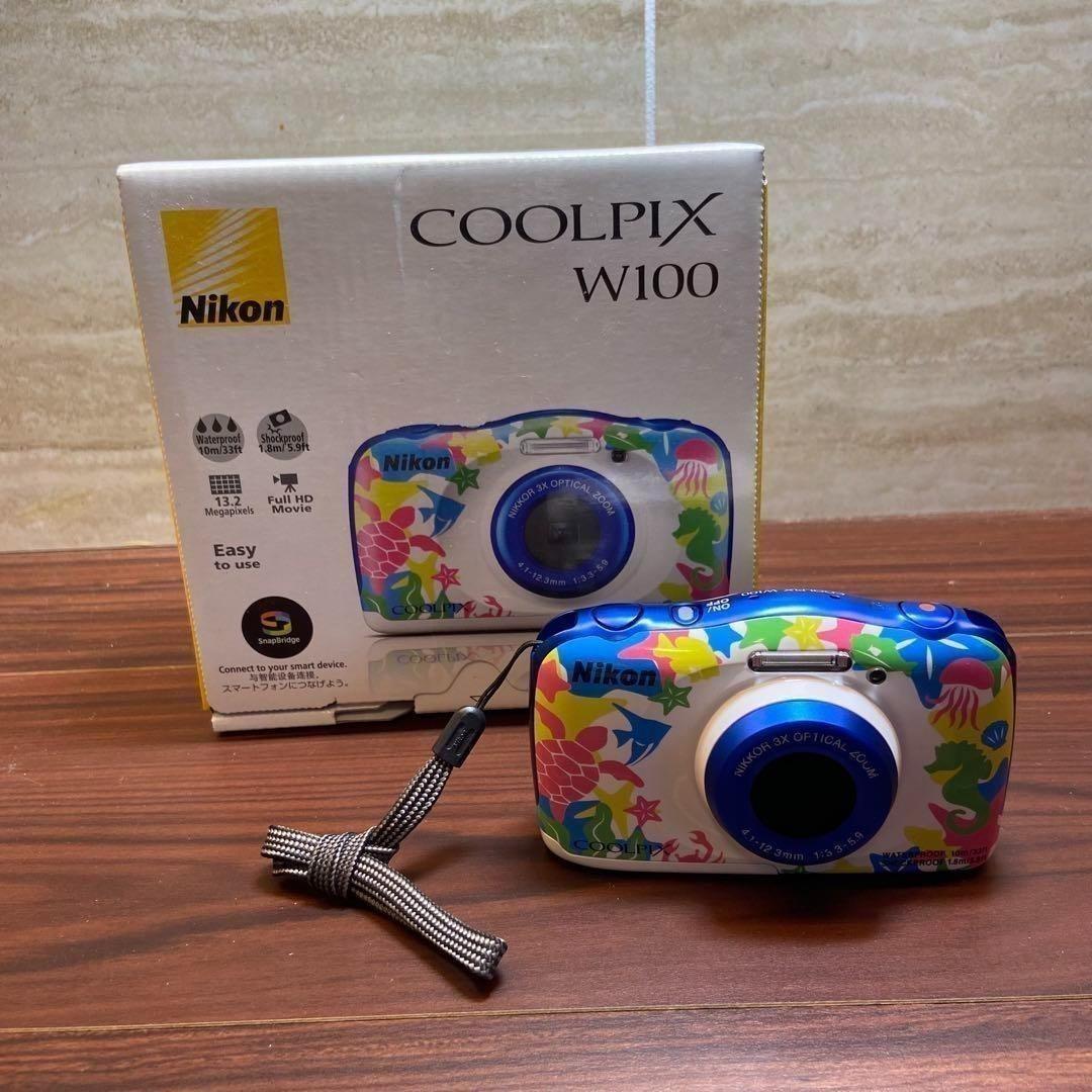 Nikon coolpix W100 デジカメ 2717