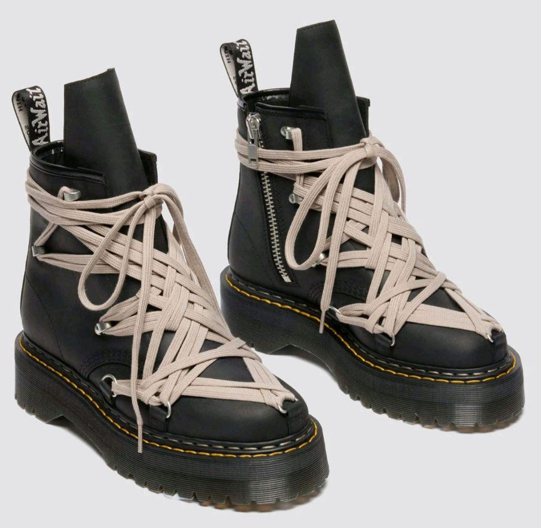 24 マーチン Rick Owens 1460 MEGALACE BOOT