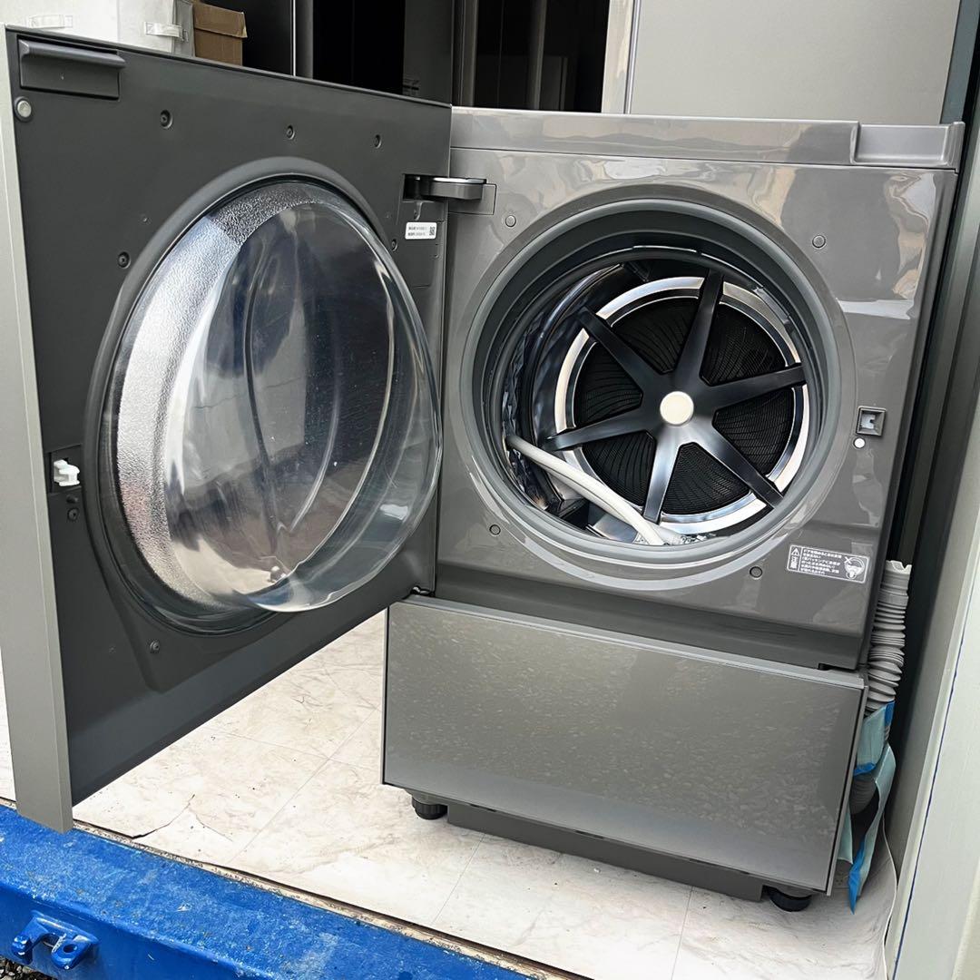 取付無料！パナソニックcuble洗剤自動投入・熱乾燥搭載シルバー洗濯機！冷蔵庫