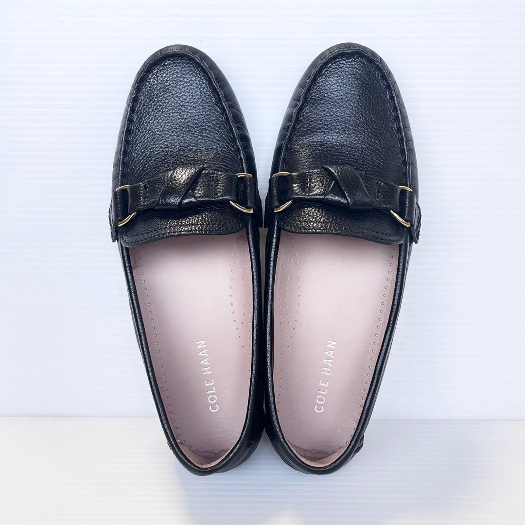 未使用級✨ コールハーン エミーノット ドライバー 黒 レザー 24.5cm