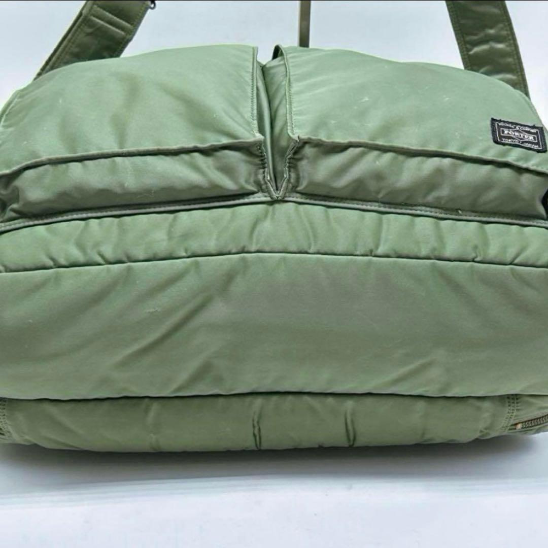 廃盤✨ポーター タンカー 2way ボストン オーバーナイト セージグリーン