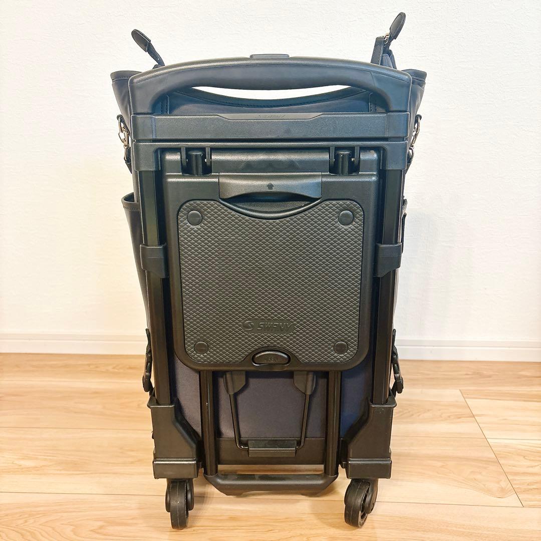 ✨極美品✨ スワニー D-202 ミルダ Mサイズ 19L 座れるキャリーバッグ