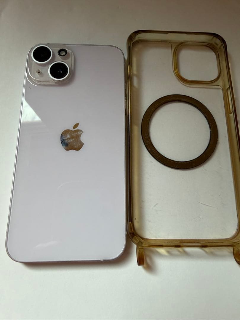 Apple iPhone 14 128GB クリアケース付き