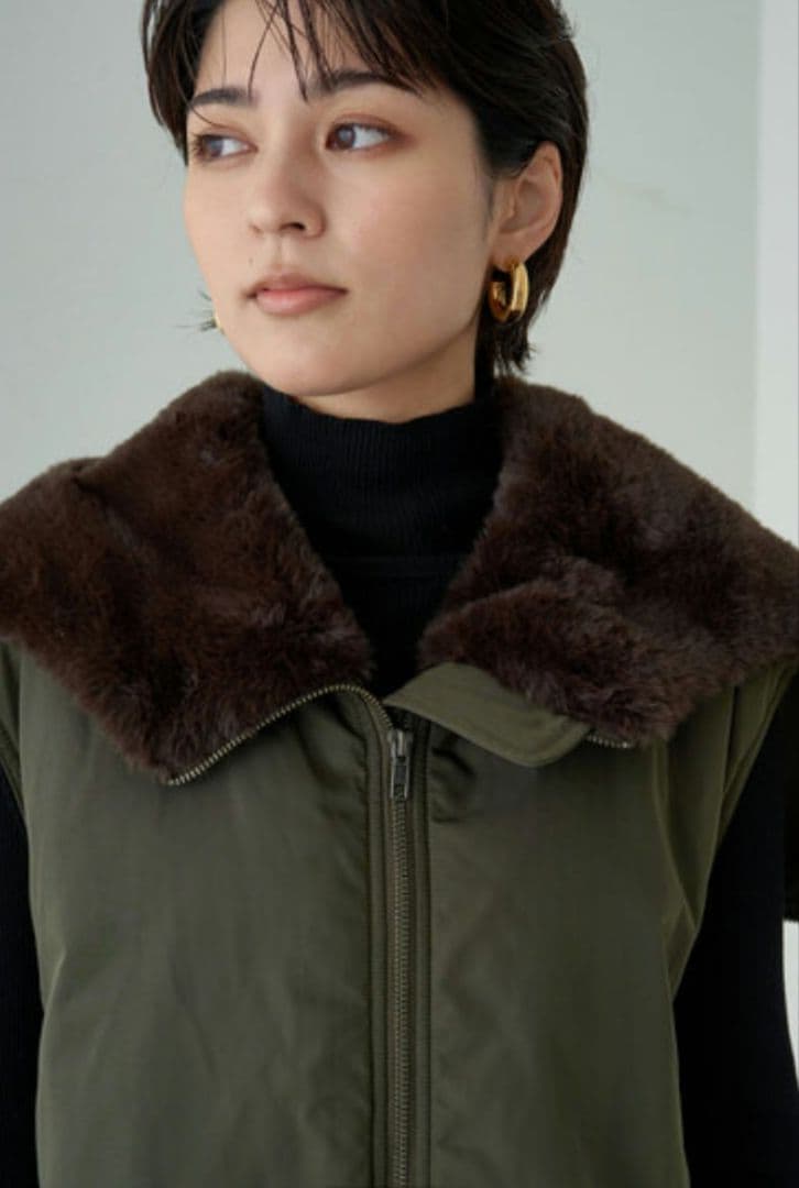 ラウンジドレス　ミリタリージレブルゾン　ベスト