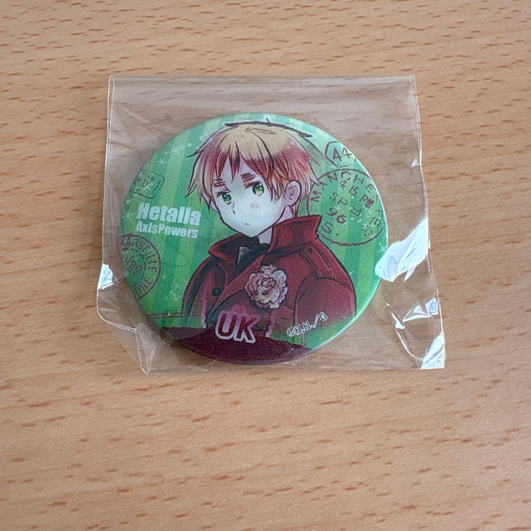 ヘタリア　チェンジング缶バッジ　イギリス