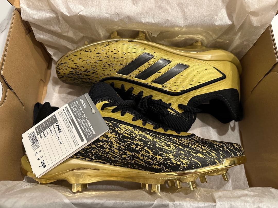 ✩新品未使用 adidas✩ スパイク 野球 アディゼロ スタビル 5T