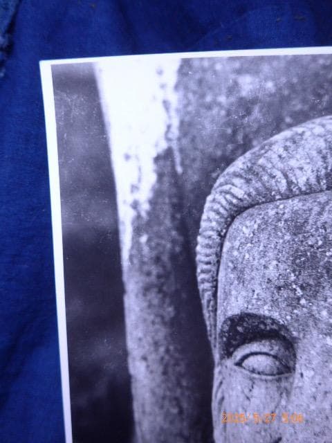 希少！原爆投下後の浦上天守堂の石彫の残骸のオリジナルプリント