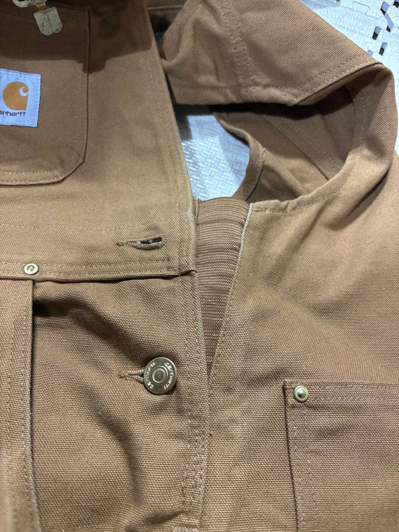 90s ビンテージ カーハート ダブルニー ダック オーバーオール 28 美品