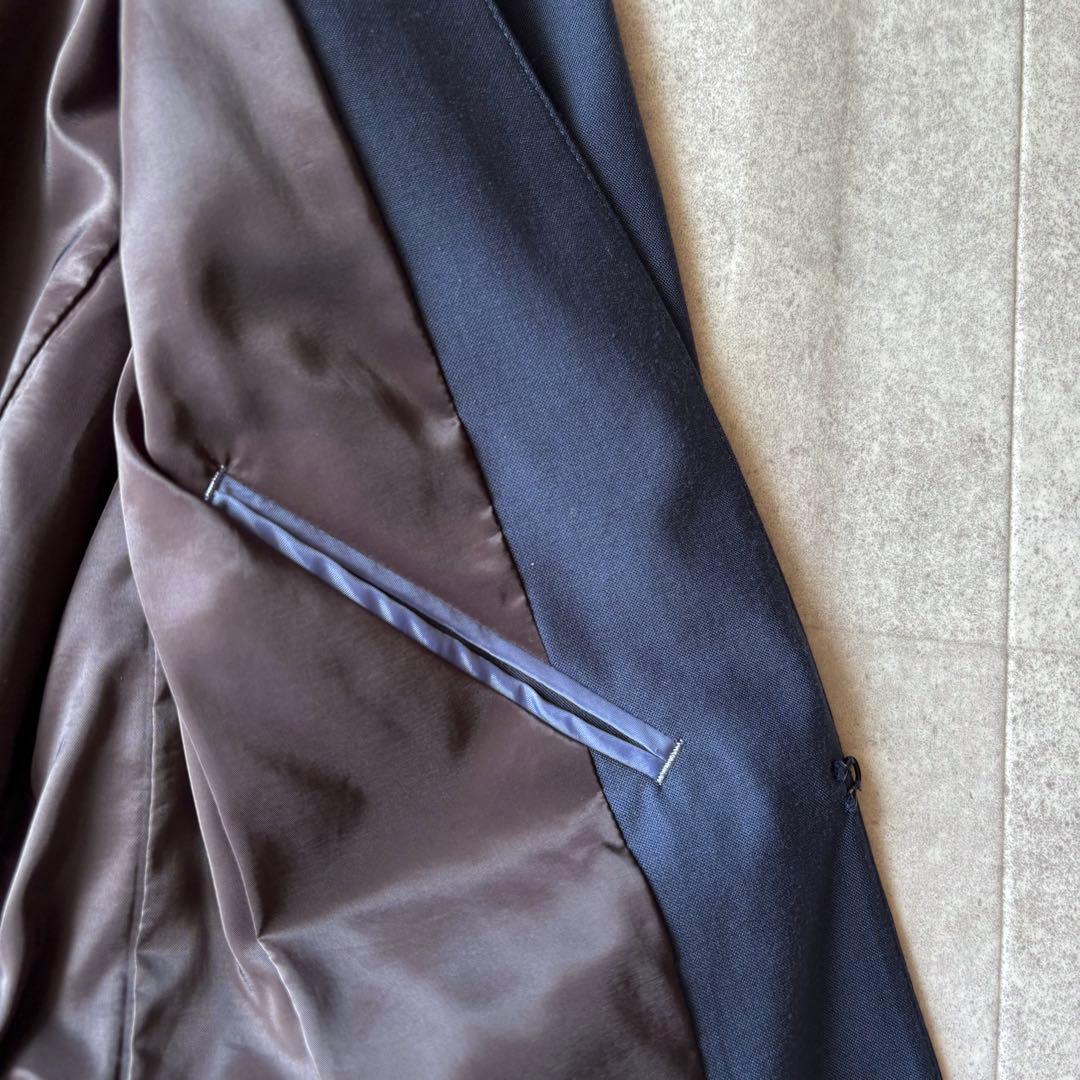 人気✨グリーンレーベルリラクシング カチリラ パンツスーツ 紺 38/36