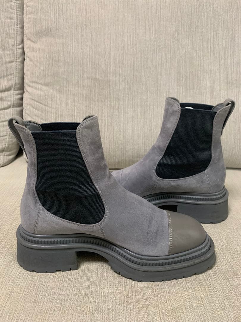 シャネル CHANEL ショートブーツ サイドゴアブーツ ココマーク 38サイズ