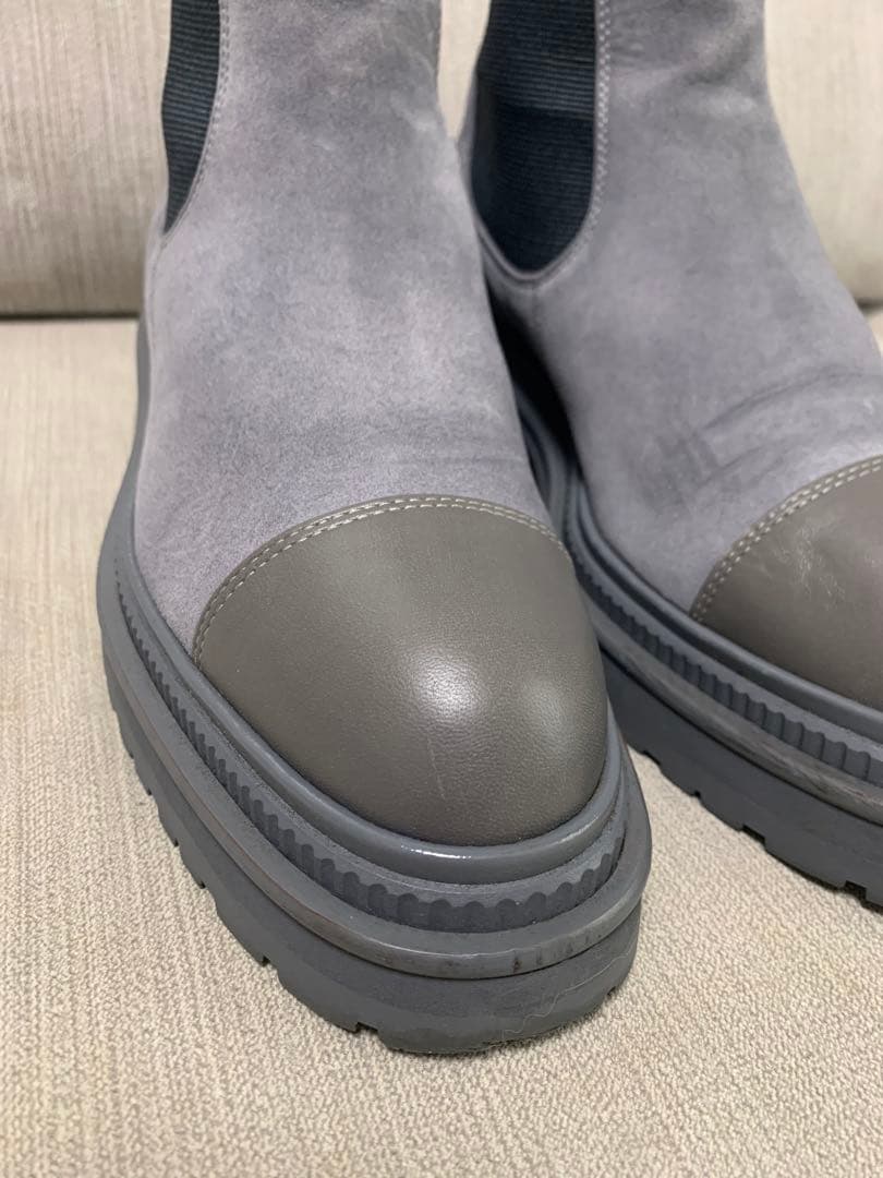 シャネル CHANEL ショートブーツ サイドゴアブーツ ココマーク 38サイズ