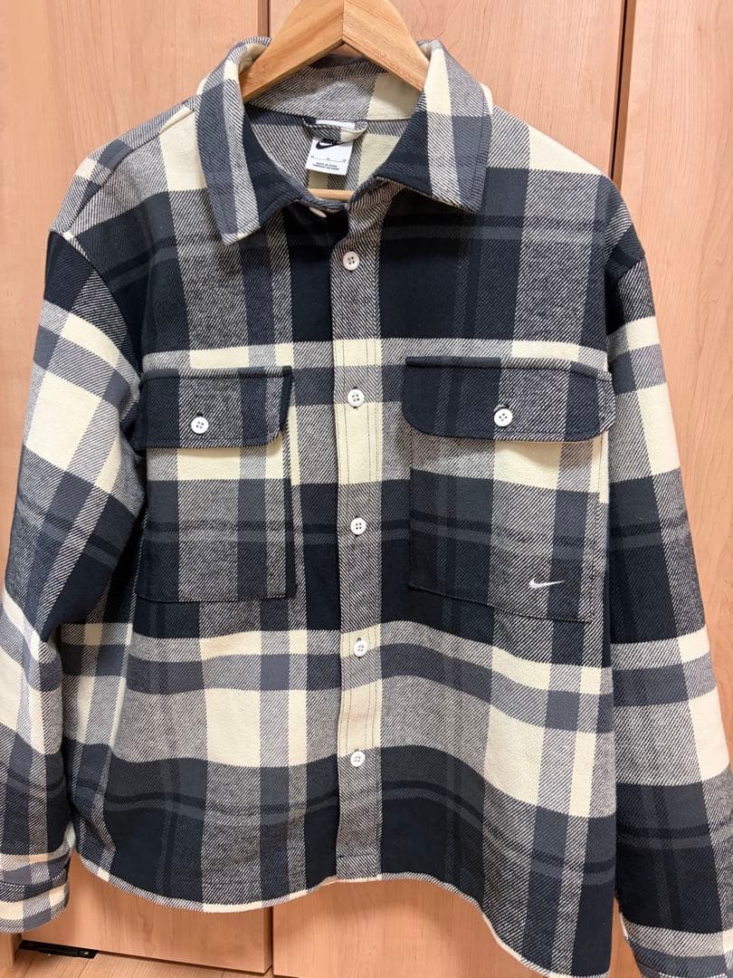 Nike チェック柄フランネルシャツ Mサイズ