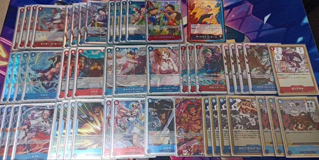 ワンピースカードゲーム 赤青エース デッキ 即日発送