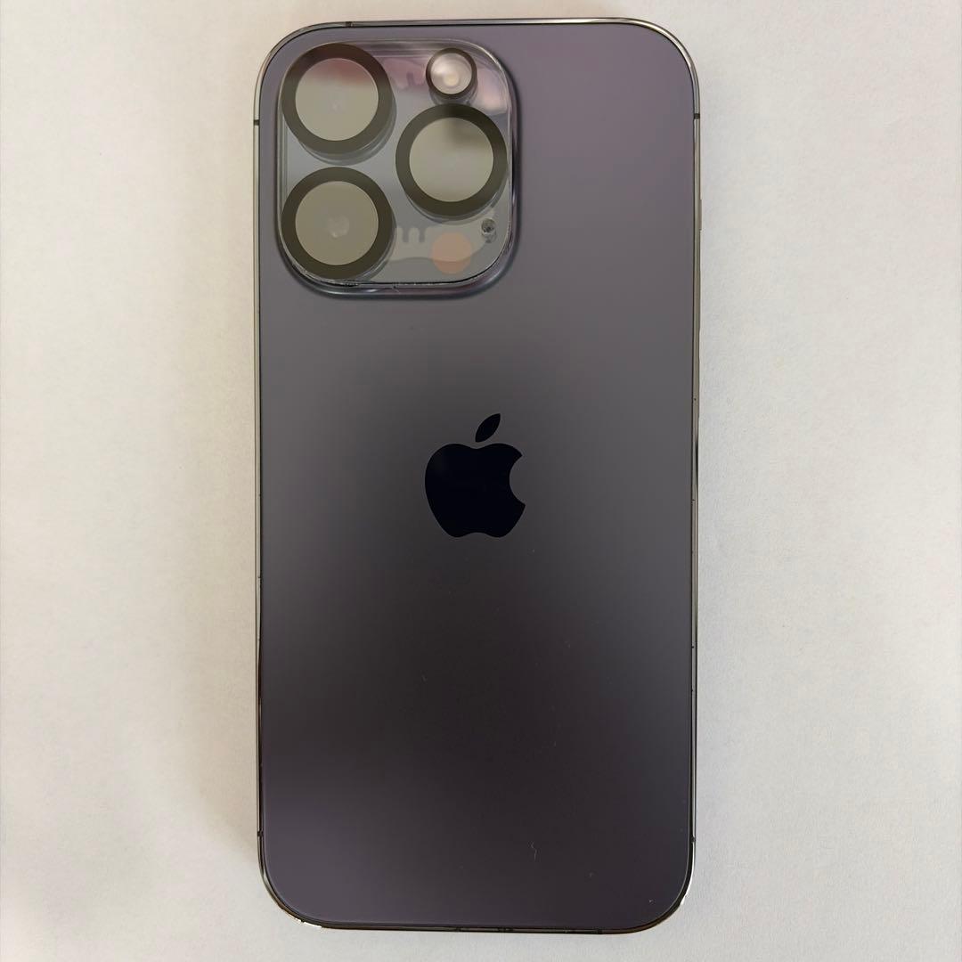 【値下げ】【美品】iPhone14 Pro本体 （ディープパープル，256GB）