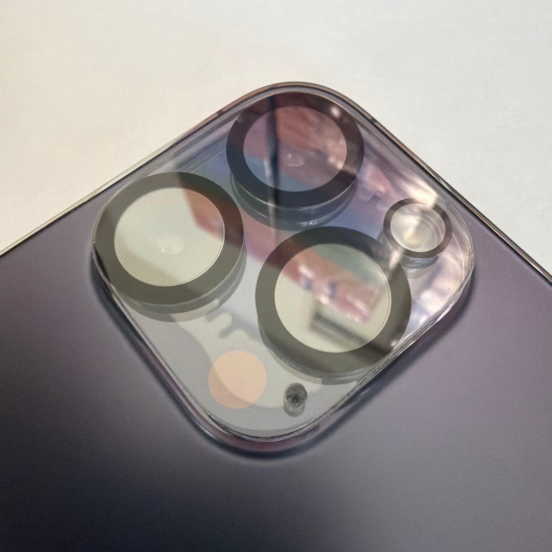 【値下げ】【美品】iPhone14 Pro本体 （ディープパープル，256GB）