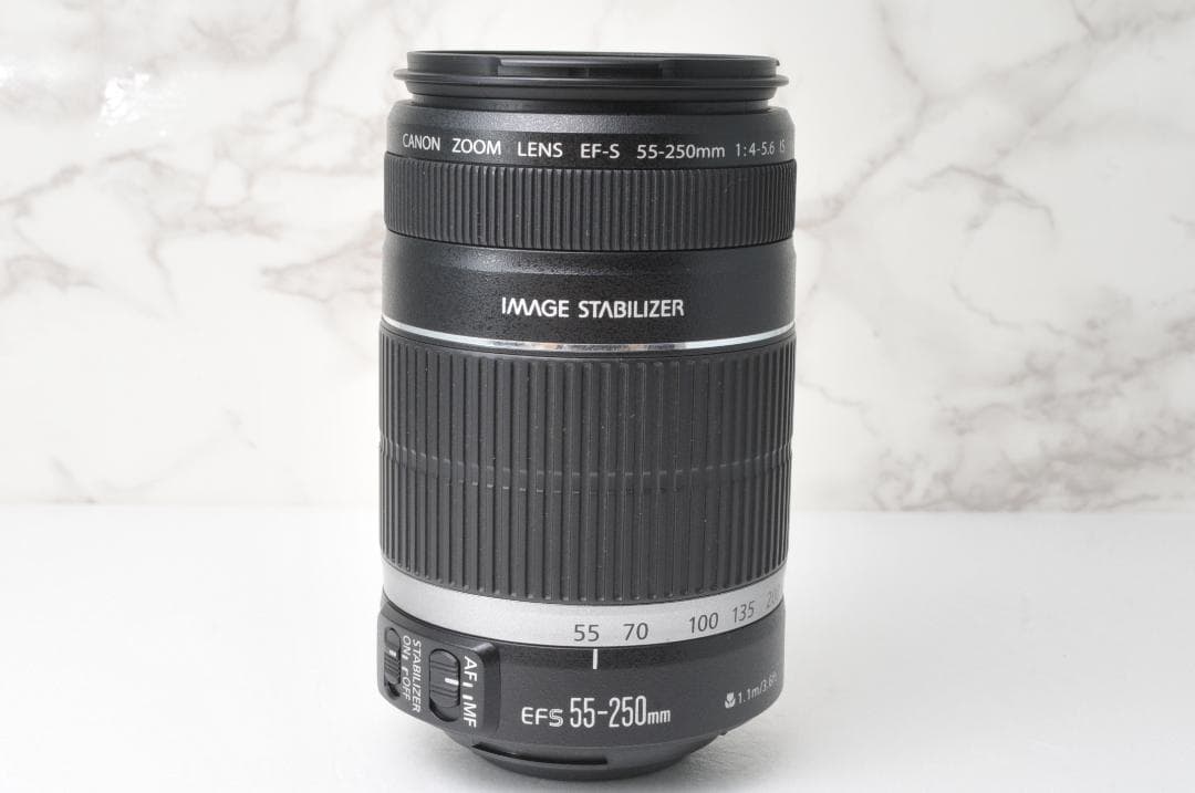 美品 Canon EF-S 55-250mm IS⭐️手ぶれ補正 望遠レンズ