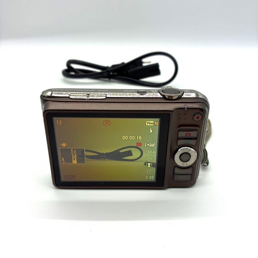 CASIO エクシリム　EX-H15 充電器　ブラウン コンデジ　動作品