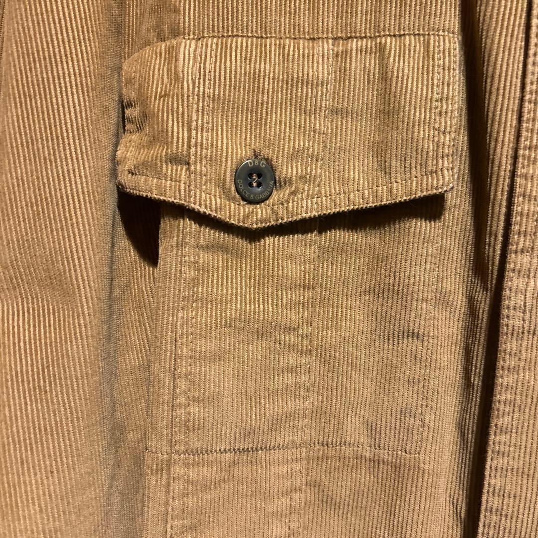 ドルチェ&ガッバーナ ドルガバDOLCE&GABBANA コーデュロイシャツ