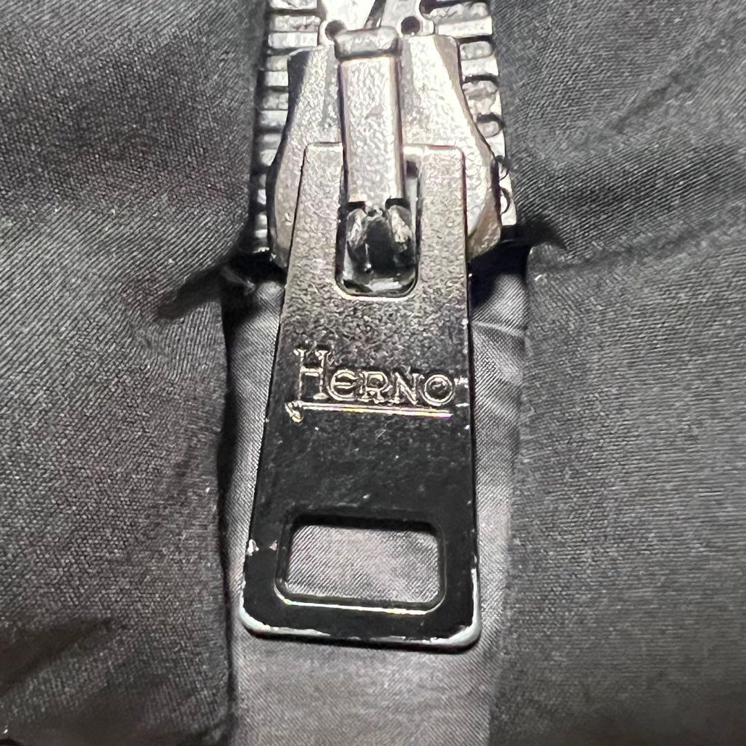 【極美品】 ヘルノ ラミナー ウィンドストッパー ダウンジャケット 42 黒