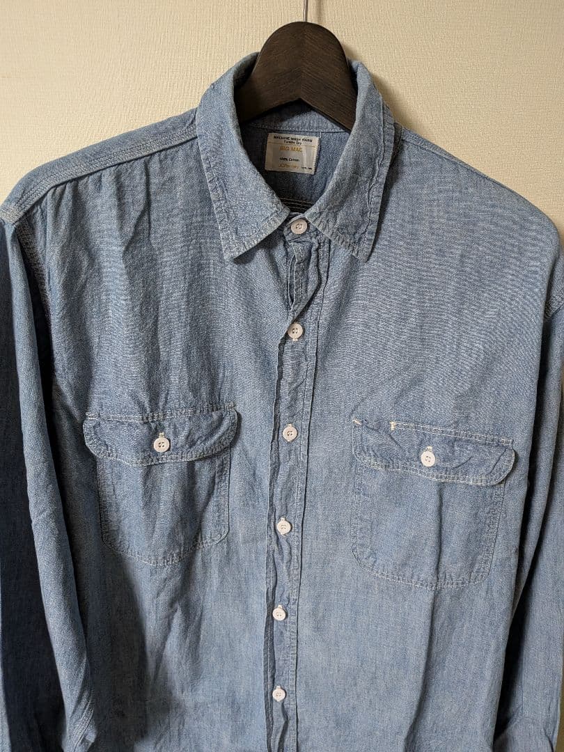 BIG MAC 70s シャンブレーシャツ　JC Penney