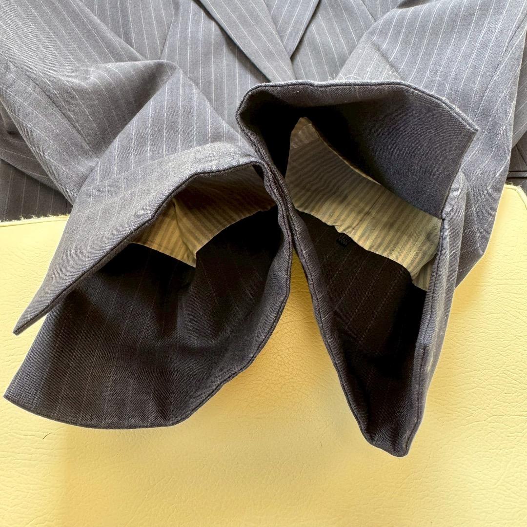 未使用級✨ LES MUES ビジネススーツ 3ピース 2パンツ ネイビー M