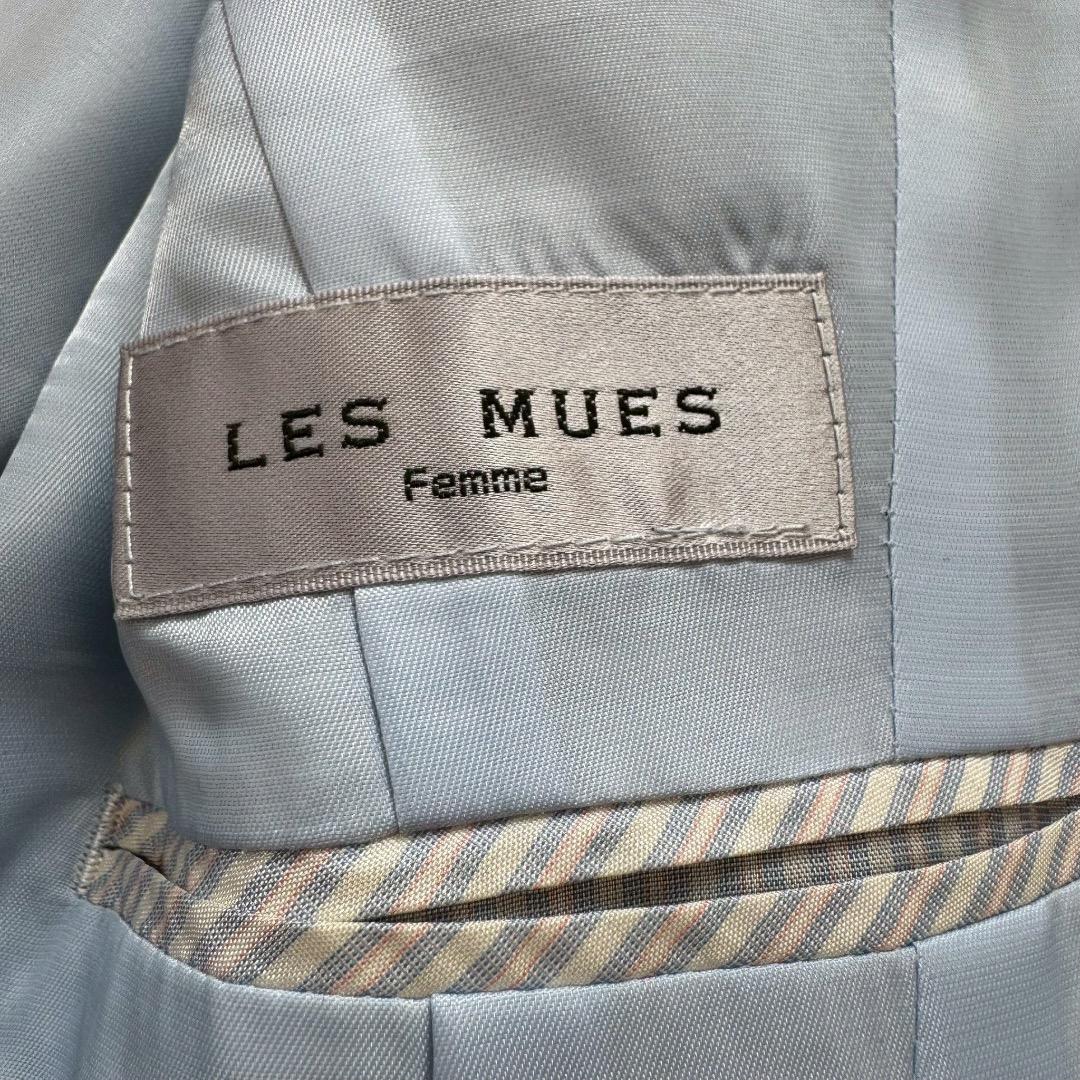 未使用級✨ LES MUES ビジネススーツ 3ピース 2パンツ ネイビー M