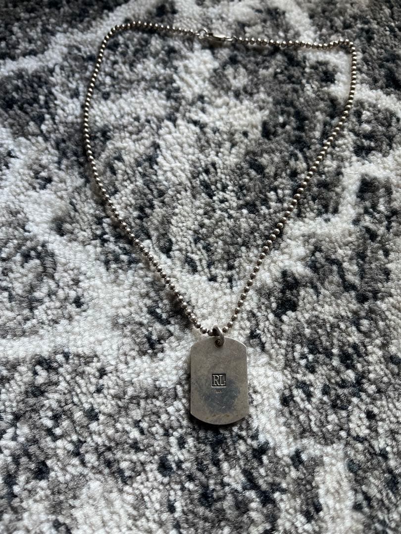 ポロ・ラルフ・ローレン プレートネックレス