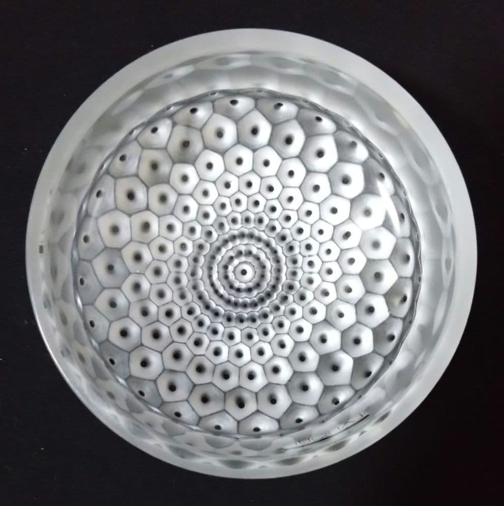 ルネ・ラリック　R LALIQUE 蓋物　小物入れ　パウダーボックス　未使用