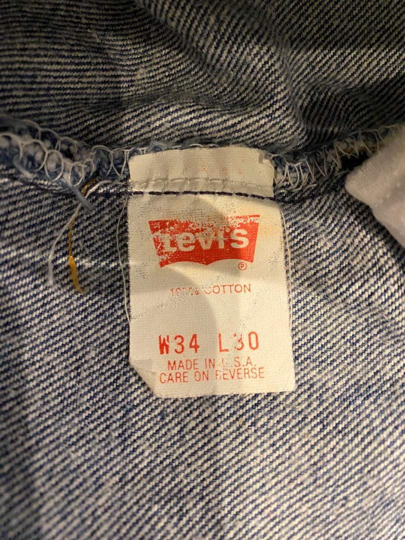 90s USA製 Levi's 501 濃紺　ゴールデンサイズ　w34 L30