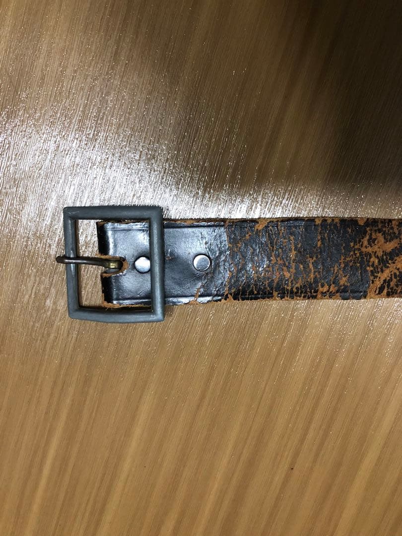 DOUBLERL RRL レザーベルト　ヴィンテージ　 ジョニーデップ着　黒