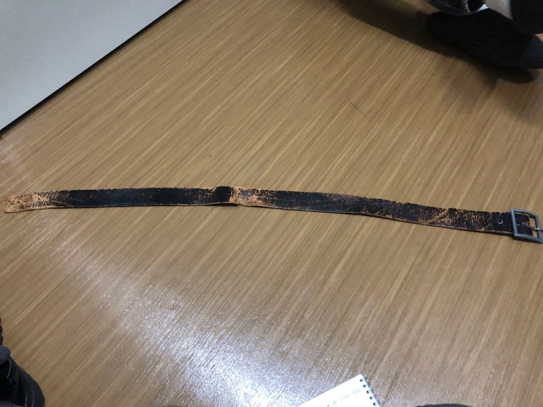 DOUBLERL RRL レザーベルト　ヴィンテージ　 ジョニーデップ着　黒