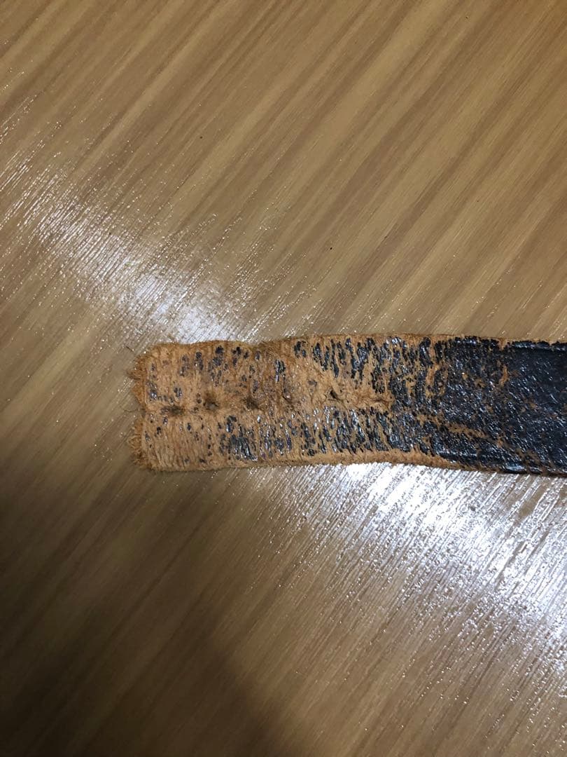 DOUBLERL RRL レザーベルト　ヴィンテージ　 ジョニーデップ着　黒