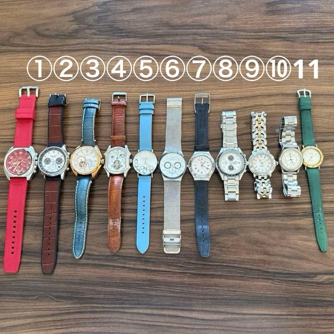 腕時計　まとめ売り　CASIO COACH　TECHNOS AUTOMATIC