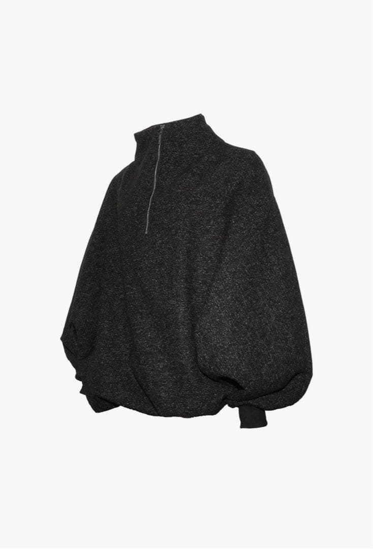 トップス THEREDTHREAD S over tweed zip jacket