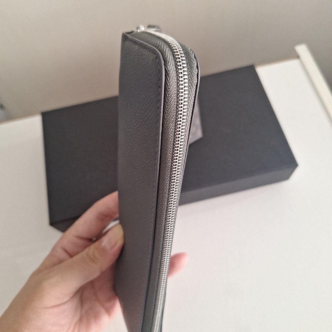 dunhill グレイレザーペンケース