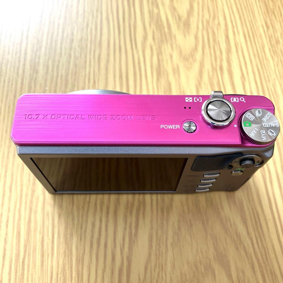 ☆美品☆ RICHO CX3（ライトグレー×ピンク） コンパクトデジタルカメラ